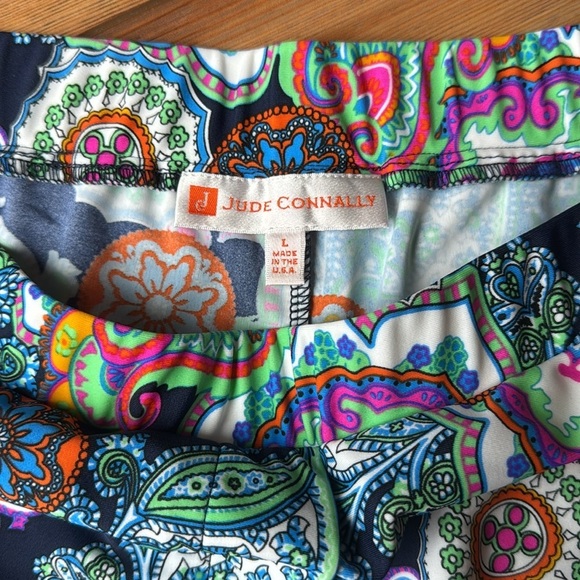 Jude Connally Jude cloth paisley shorts size large - Picture 3 of 6